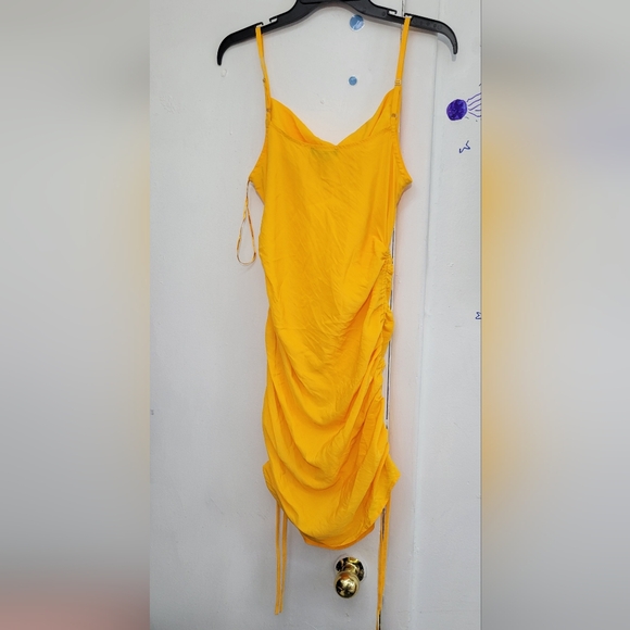 Express Dresses & Skirts - Express Sleeveless Dress Drawstring Runched Dress Size Small